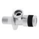 Кран для сантехприборов Kroner &Oslash;1/2"х3/4" ЗЗ ESG102 нержавейка 3830 фото 1