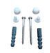 Direct toilet floor fastening 6x80 mm stainless steel