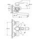 Bathtub faucet ZEGOR PUD3-A045