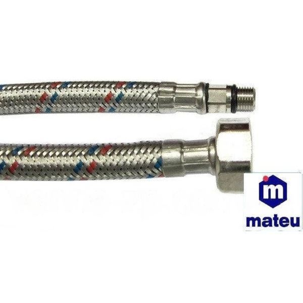 Шланг для змішувача Industrias Mateu FIL-NOX М10х1/2"В 1,5 м. (коротка голка) 900 фото