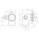 Elbow for internal sewage with outlet 110/50x87&deg; left