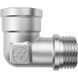 Brass nickel elbow MIRAYA &Oslash; 1&Prime; VZ