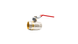 Кран шаровой FADO &Oslash;1/2&Prime; ВВ рычаг PN40 DN15 New KBR1 2878 фото 1