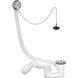 Siphon for bathtub VIEGA 1 1/2&Prime;x40/50 mm. 311537 with overflow plastic white