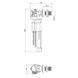 Filling valve Koer KT-0107-3/8" with side connection and brass thread 3/8" (KR5832)