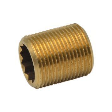 Длинный ниппель латунный Pattaroni &Oslash;1/2&Prime; x 30 мм ЗЗ 1015 фото