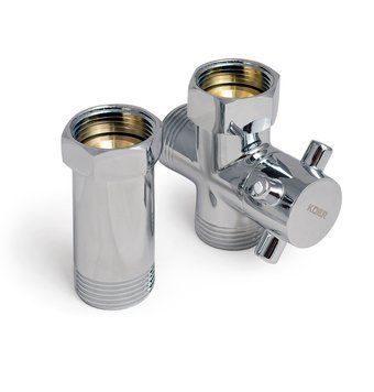 Plumbing tap Koer &Oslash; 3/4x3/4x3/4 VZZ KR.520 chrome